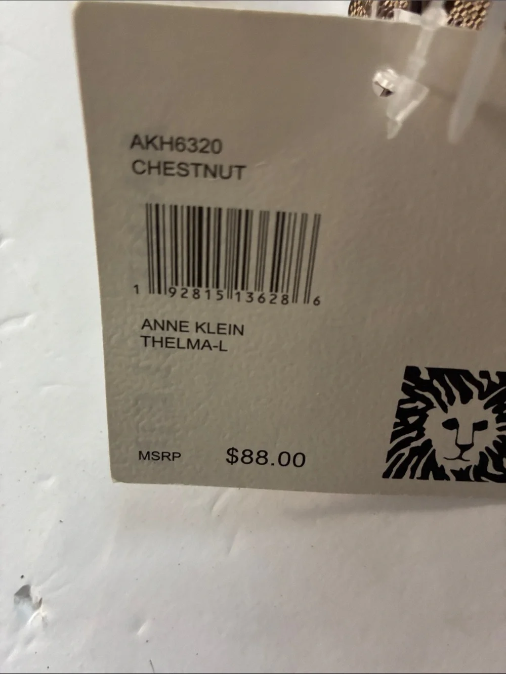 Anne Klein Brown/Tan Monogram Crossbody Tote New